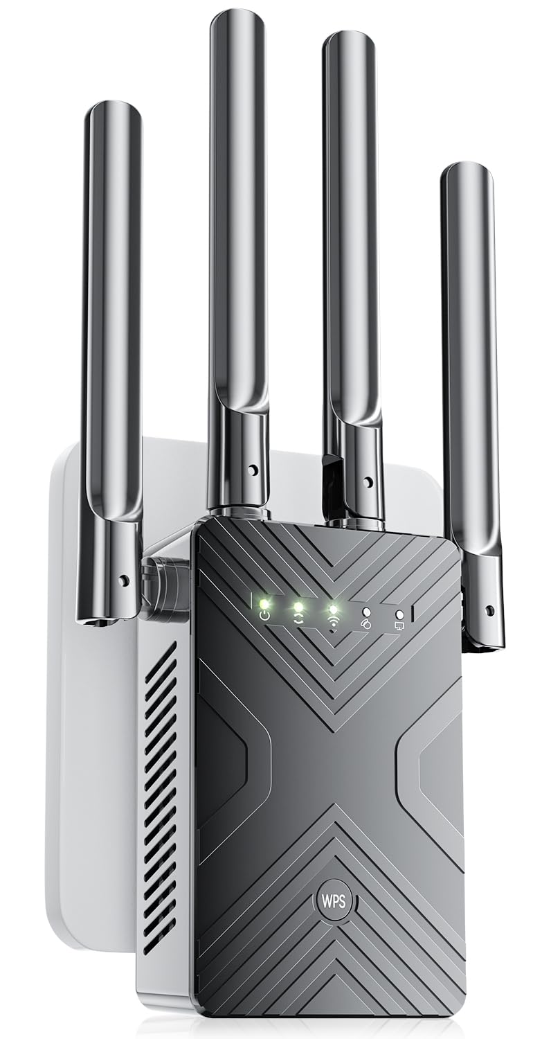 Photo 1 of 2026 WiFi Extender Signal Booster for Home - 8X Faster Internet Booster with Ethernet Port, Covers 15888sq.ft & 1-Tap Setup, Wireless Repeater Amplifier Supports 68?Devices