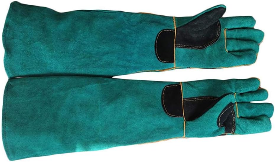 DaoRier Animal Handling Gloves Bite Proof, Pet Protection Bite-proof Gloves for Dog Cat Bird Reptile Squirrel Snake Bite 60cm length (1 pair)