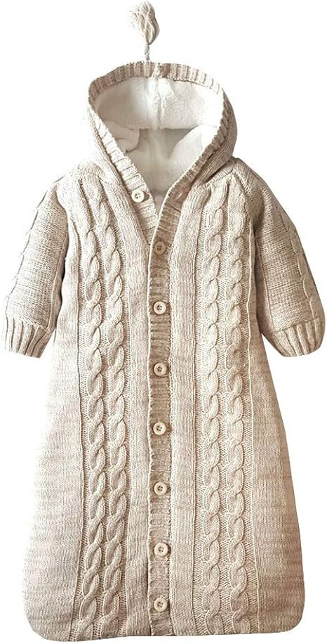 Amazon Co Jp Deodehi 幼児の男の子の女の子の寝袋の編み物を編みます ベビーおくるみ 寝袋 毛布 スリーパー ブランケット 布団 赤ちゃん 男の子 女の子 新生児 子供 キッズ 前開き ラップ布 背景布 寝相アート ウール 綿 無地 防寒 保温 可愛い 厚手 保温 春 秋 冬