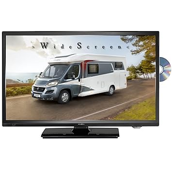Reflexion LDDW20N LED HD TV 20 Zoll TV DVB-S2/C/T2 DVD 12/24/230 Volt Fernseher Camping Wohnmobil KFZ