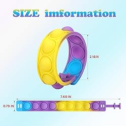126 PCS Pop Bracelet it Fidget Toys Pack, Fidget