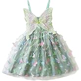 NNJXD Flower Girl Embroidery Dress Little Princess Tie Bowknot Summer Casual Dresses