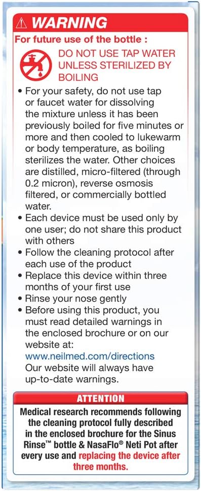 Neil Med SinuFlo Ready Rinse, 8 ounces Bottle: Health & Personal Care