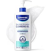 matern'ella Cleansing Gel Oil-control Mild Facial Cleanser, Plant Extract Hydrating Daily Use Face Wash for Women & Men Safe For Sensitive Skin, no Stripping 13.4 Oz