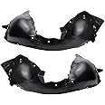 TRQ Inner Fender Liner Set Compatible with 2011-2017 Buick Regal GM1248283 GM1249283