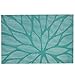 HEBE Blue Placemats Set of 4,Heat-Resistant Kitchen Table Mats Washable Placemats Non-Slip Crossweave Woven Vinyl Placemat for Dining Table