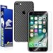 Armorsuit MilitaryShield Black Carbon Fiber Skin Wrap Film + HD Clear Screen Protector for Apple iPhone 7 - Anti-Bubble Film