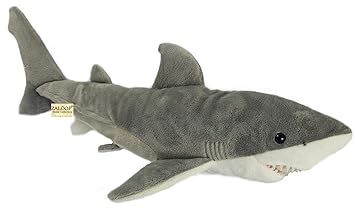 Weisser Hai ca. 50 cm Plüschtier Kuscheltier Stofftier Plüschhai 35 von Zaloop®