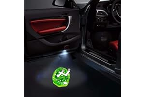BEBOYS Car Door Projector Lights for Rick and Morty Car Door Light HD Ghost Shadow Welcome Light 2Pcs Car Door Puddle Lights for Rick and Morty Car Accessoriaes (Fit Rick)