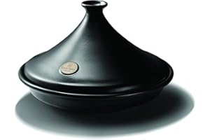 EMILE HENRY 2.6 Qt. Tagine Flame Color: Black