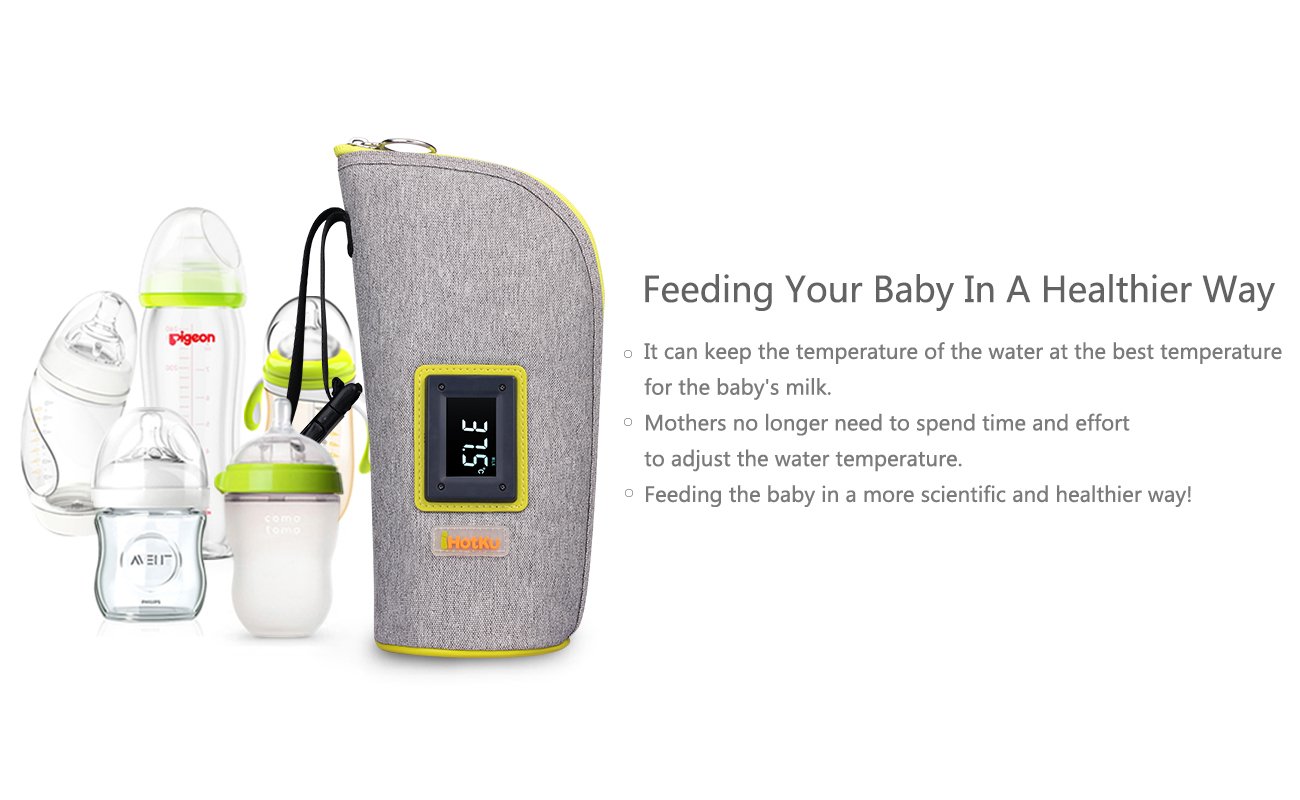 ihotku travel baby bottle warmer