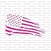 American Flag Rugged Patriotic Stencil - USA Template