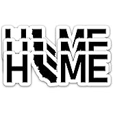 (3PCS) California Sticker – California Home Map Waterproof Vinyl US State Decal for Water Bottles, Laptops, Scrapbooking, Travel Gift, Local Pride, 3 x 1 inch