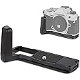 Haoge HG-OM5 Hand Grip Bracket, Textured Microfiber Leather, Arca-Swiss Compatible, For OM SYSTEM OM-5 Camera, Black