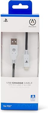 PowerA USB-C Cable for PlayStation 5 DualSense Controller 10ft Officially view 6