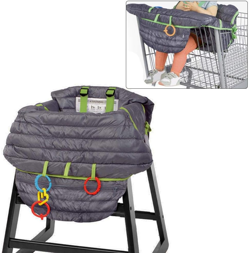 Shopping Cart Seat Cover for Baby Infant Toddler Multifunctional 2-in-1 High Chair Safety Cover