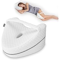 Coussin Jambes Mémoire De Forme Ergonomique – Suréleveur De Jambes Pour Sommeil, Femmes Enceintes, Récupération Post-Chirurgie