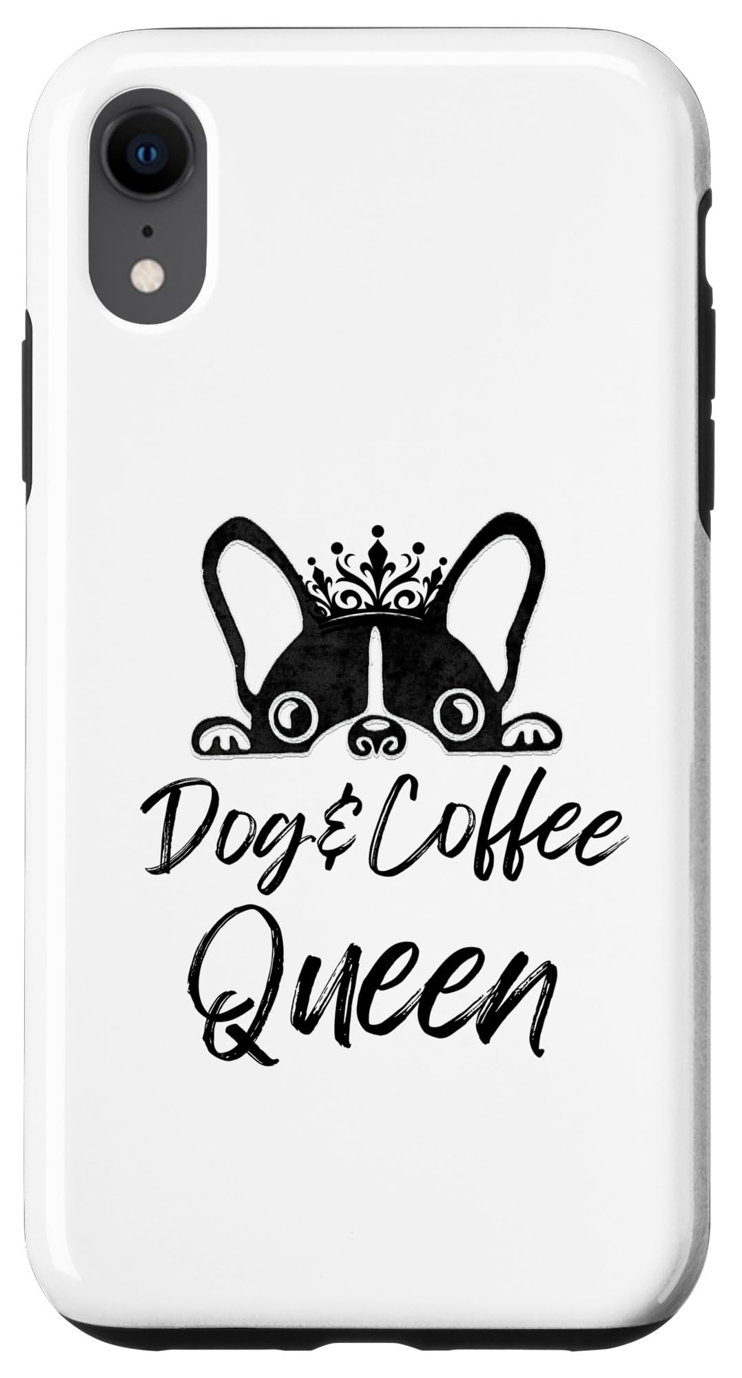 iPhone XR Dog & Coffee Queen Classic Case