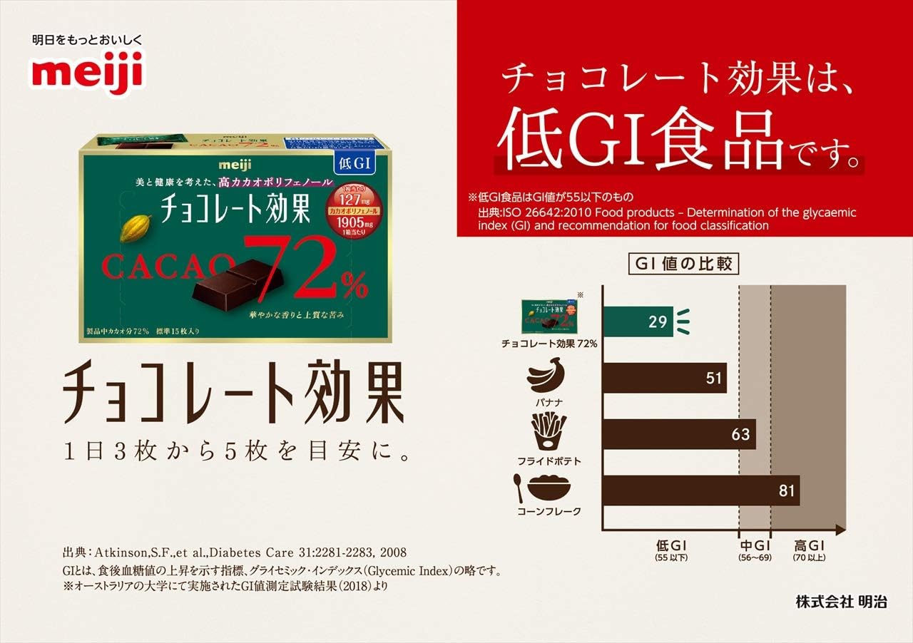 Amazon Co Jp 明治 チョコレート効果カカオ95 Box 60g 5箱 食品 飲料 お酒