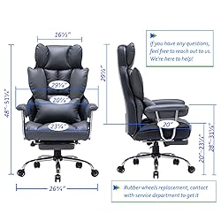 Efomao Big and Tall Executive Office Chair for