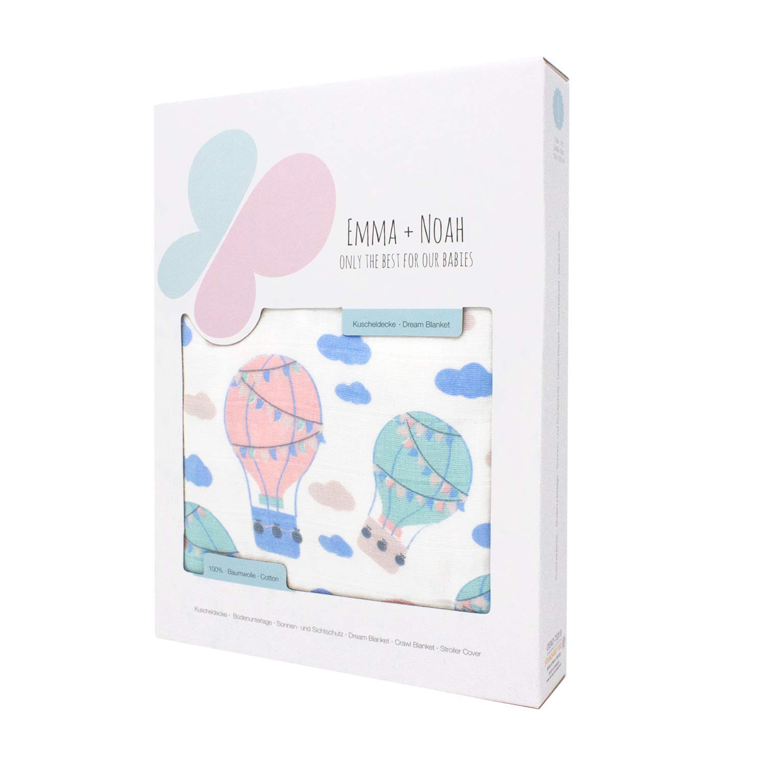 pram blanket size cm