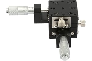 Manual XY Linear Stage,Micrometer Manual Slide Table, Precision Trimming Platform Cross Roller XY Linear Position Stage 1.6 *