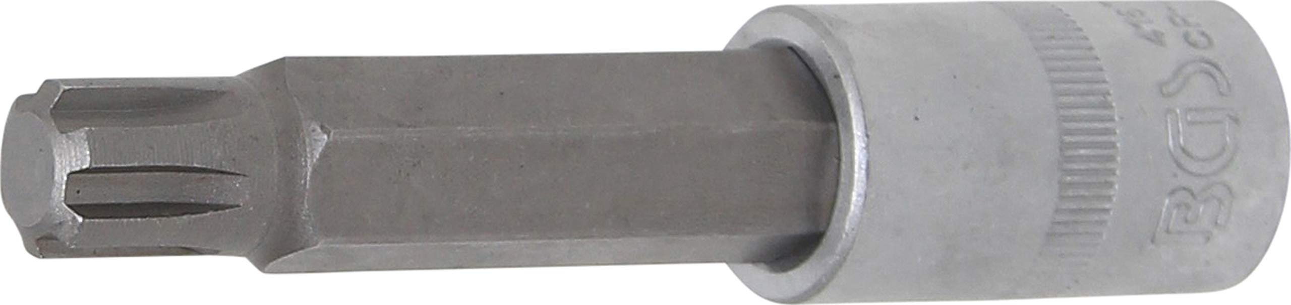 BGS 4167 | Bit Socket | length 100 mm | 12.5 mm (1/2") Drive | Spline (for RIBE) | M13