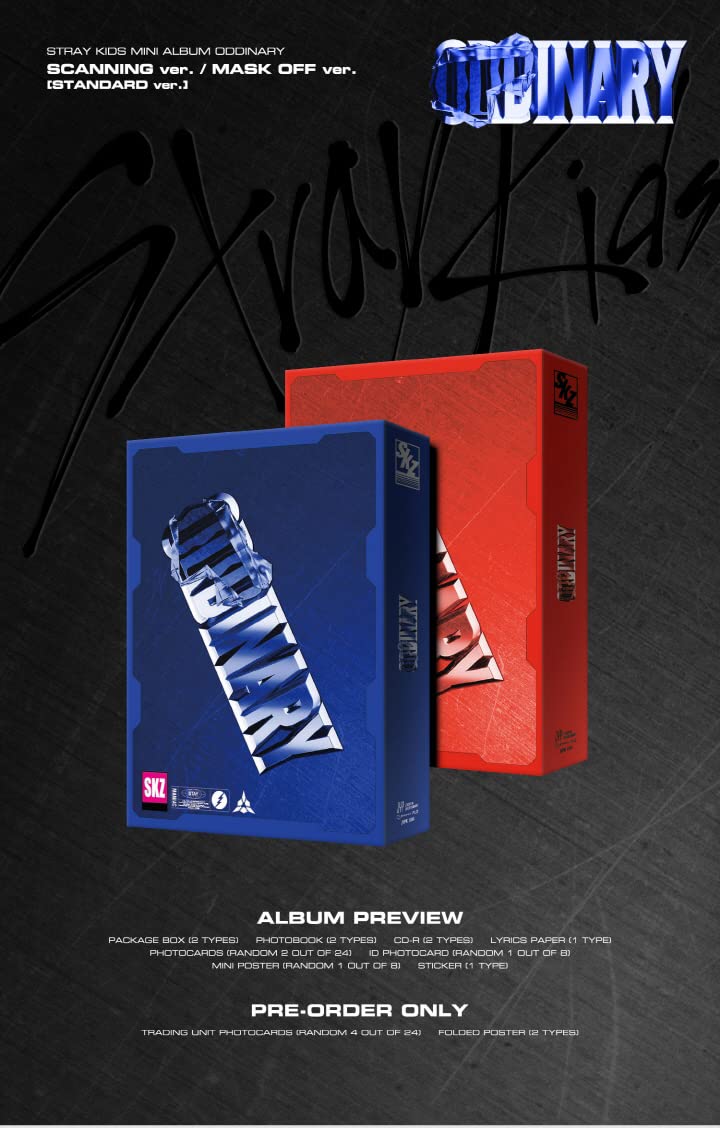 STRAY KIDS - ODDINARY Standard Ver. Album + Set Fotocard Extra – Versione Casuale, Vantaggi Pre-Ordine - 2