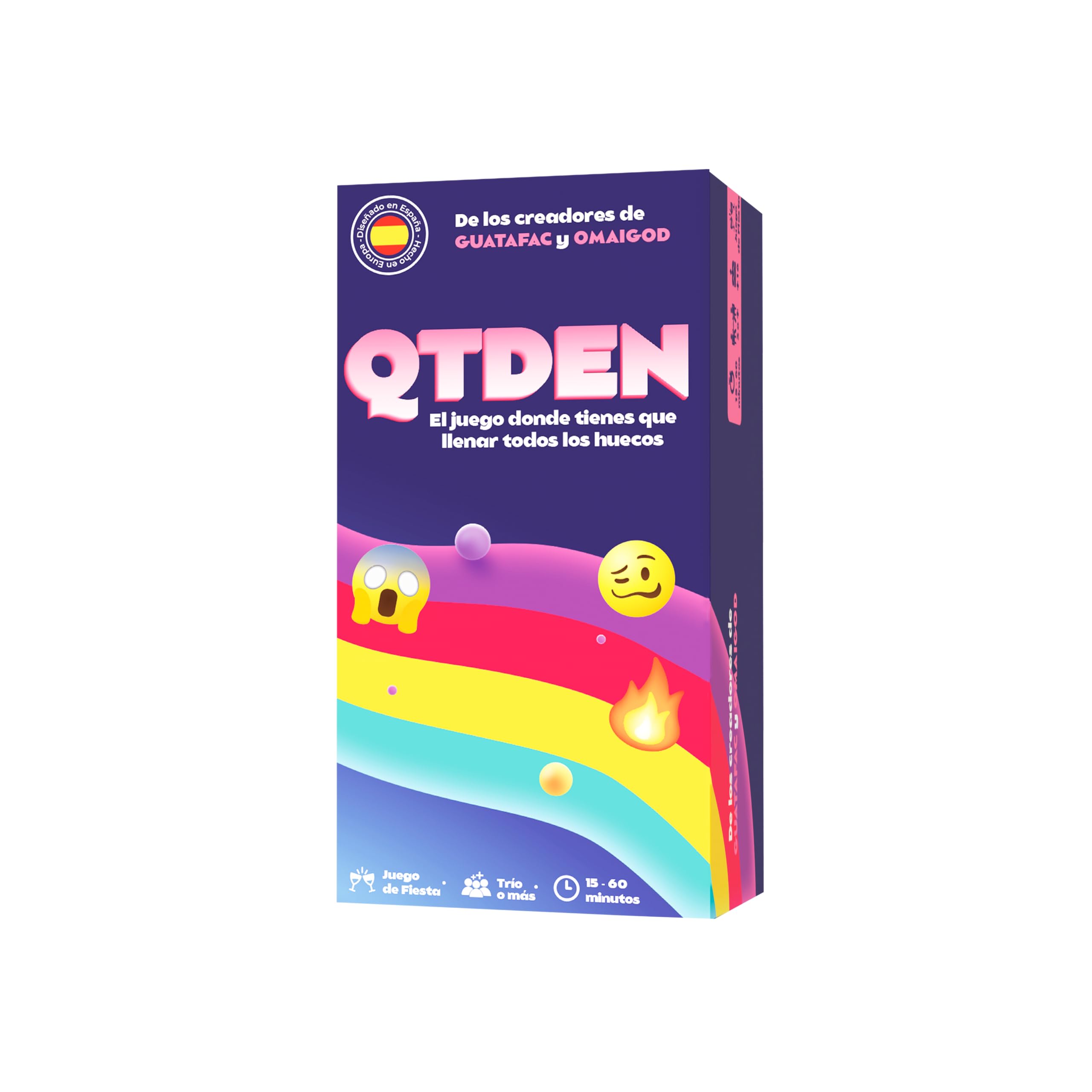 GUATAFAC QTDEN - The Funniest and Crazy Party Game with Friends - Fun and Laughter - Spanish Humor - Original Gift Idea for Men and Women