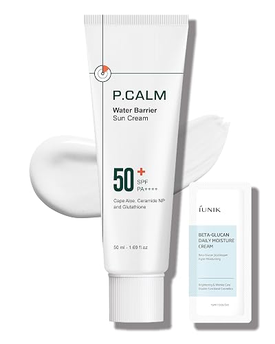 P.CALM Water Barrier Moisturizing Sun Cream Matte-Finish No White Cast ...