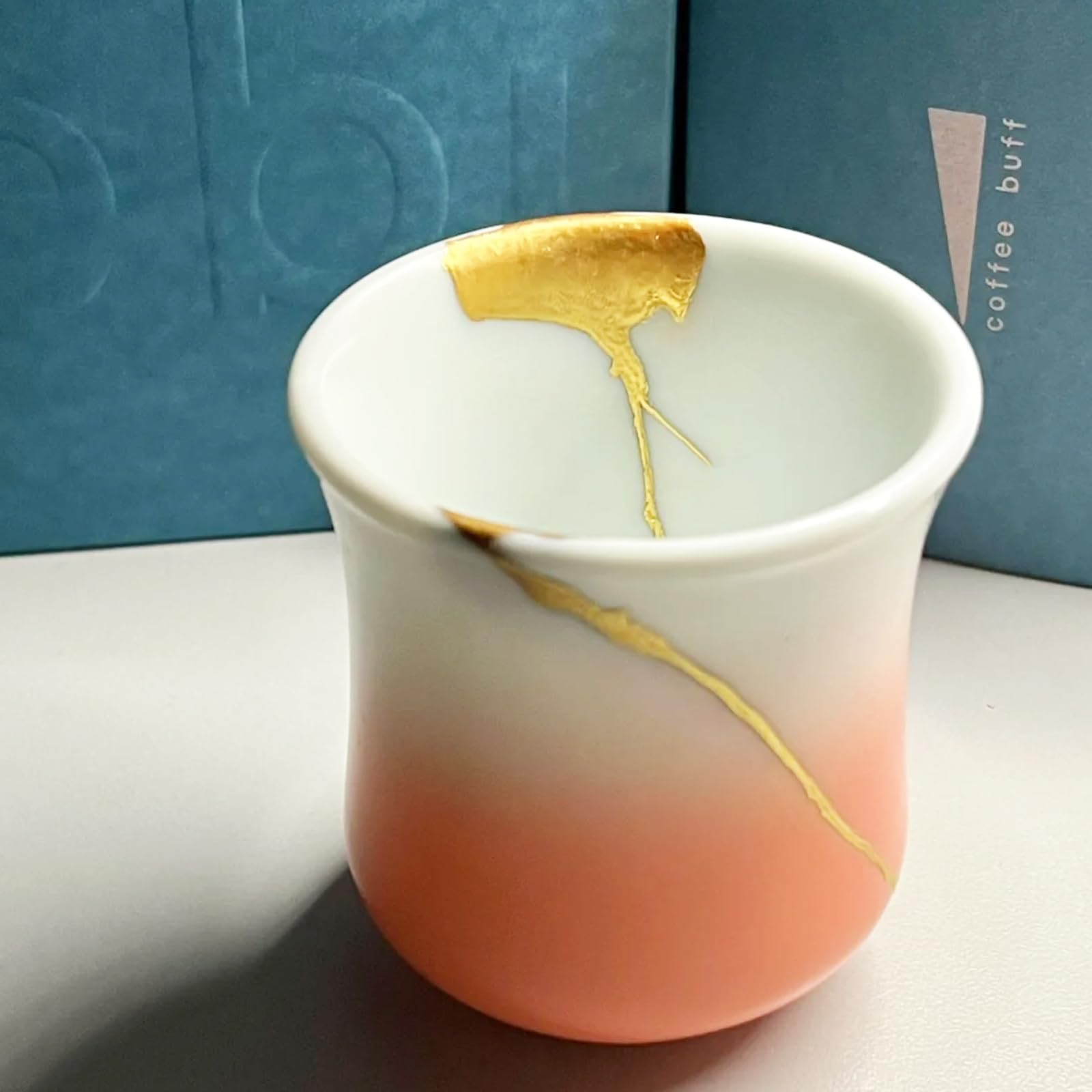 Kintsugi Repair Kit Gold，Kintsugi Repair Kit Food Safety Quickly Repair Your Precious and Meaningful Pottery，Japanese Gold Repair Kit Can Be Used to Repair Ceramics, Glass, Pottery