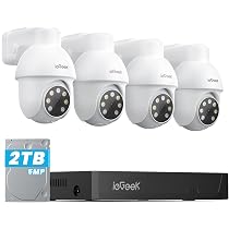 Amazon.com: ieGeek Sistema de cámara de seguridad PoE, cámaras PoE ...