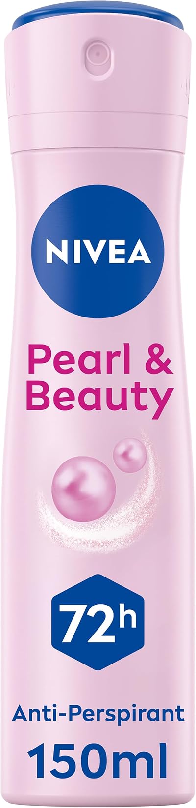 Nivea Pearl & Beauty Anti-Perspirant Deodorant Spray Women 150ml 72H Sweat