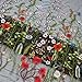 New Mixed Colors on White Netting Embroidered Evening/Bridal/Stage Dress lace Fabrics Embroidery lace Fabric by The Yard
