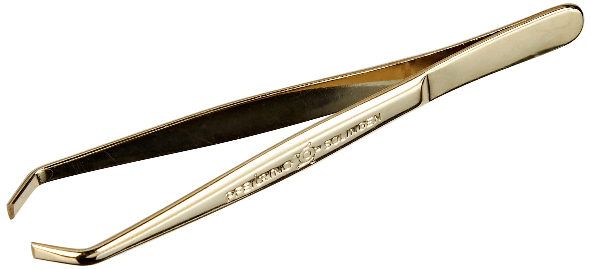 Pfeilring 9cm Gold Plated Tong Eyebrow Tweezers