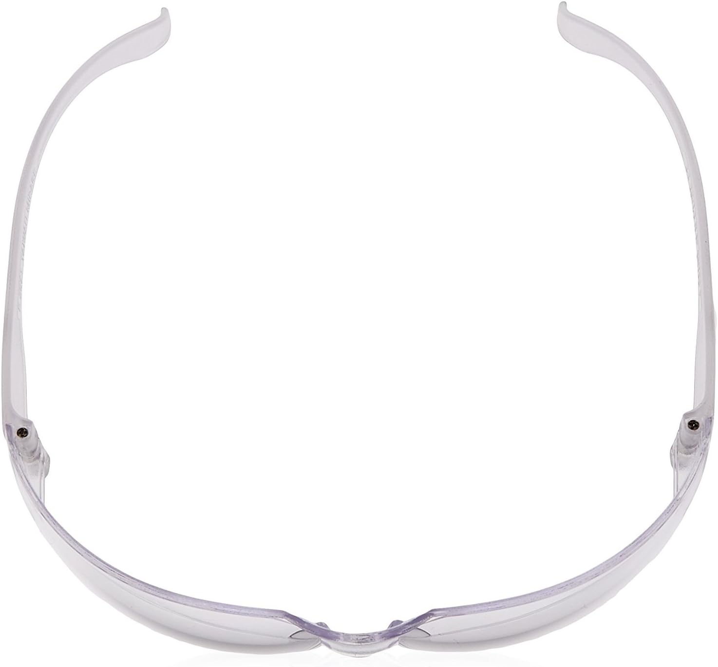 Radians Clear Safety Glasses, Scratch-Resistant, Wraparound, One Size - Safety Glasses - 