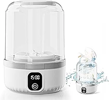 Underwear Washing Machine, Upgrade Mini Portable Washing Machine Rechargeable Underwear Washer Deep Cleans Small Clothes for Apartment, Dorm, RV, Travel & Hotel Use