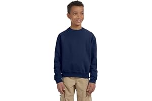 Jerzees Youth NuBlend Crew Neck Sweatshirt 562B Chocolate