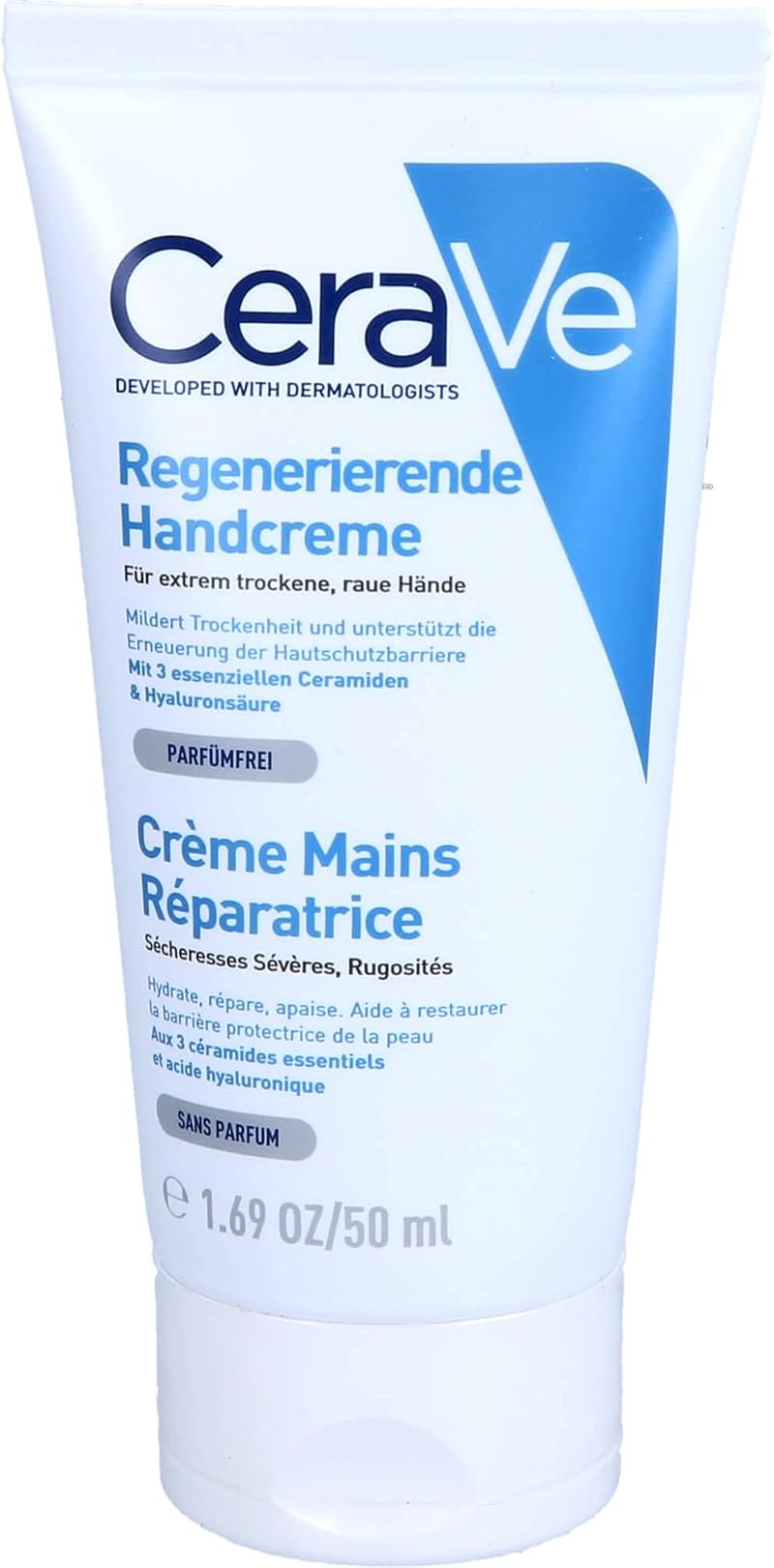 CeraVe Reparative Hand Cream with Ceramides 50ml for Extremely Dry Hands