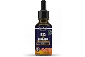Maxion Vitamin B12 with Folic Acid 1000 mcg to Help Produce Red Blood Cells and Boost Energy, Supports Cognitive Function, Im