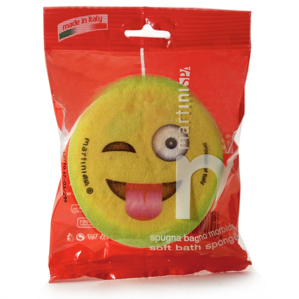 martini SPA - Massage Color Fruit Emoticons, Polyurethane and Microfibre, Assorted, 11.5 x 3.5 cm, 75 g, 1 Piece, 1 Piece