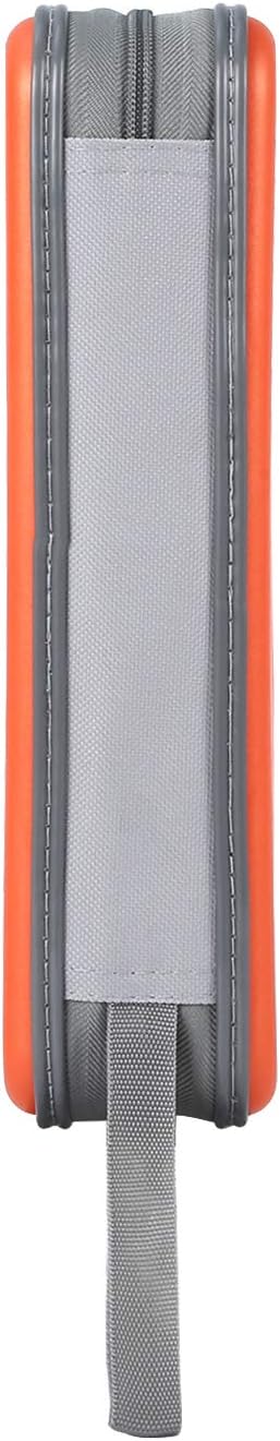 alavisxf xx CD Case, 96 Capacity Hard Plastic CD Holder Protective DVD Disc Storage Case Holder Portable Zipper CD DVD Organizer Storage Wallet for Car Home Travel (96 Capacity, Orange): Automotive