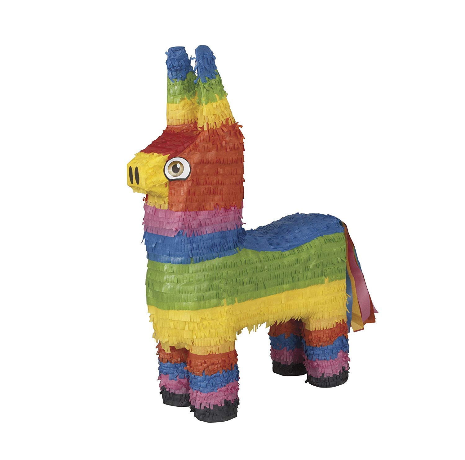 Multicolor Burro-Shaped 3D Pinata (56cm x 35cm) 1 Piece - Durable and Vibrant Design, Perfect for Parties and Celebrations — image 1