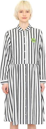 Amazon Co Jp グラニフ Graniph ザ ビートルズ コラボ シャツ ワンピース グリーン アップル ロゴ ザ ビートルズ ブラック レディース Lady F G109 G112 おそろいコーデ G109 G112 ファッション