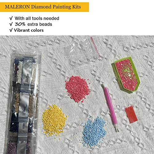 Sunflower Diamond Painting Kits for Adult, 5D Diamond Painting by Number Kits for Adults Kids, Diamond Dots Dotz DIY Diamond Art for Home Wall Decoration