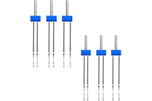 2 Set 3 Size Twin Needles for Sewing Machine, 6Pcs Double Stretch Twin Needle Pins for Household Sewing Machine Accessories,3