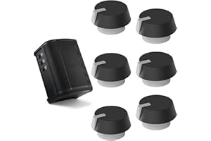 3 Pairs Speaker Control Knob Set for Bose S1 Pro, Replacement Volume and Tone Adjustment Kit with Full Button Set, Easy Snap-
