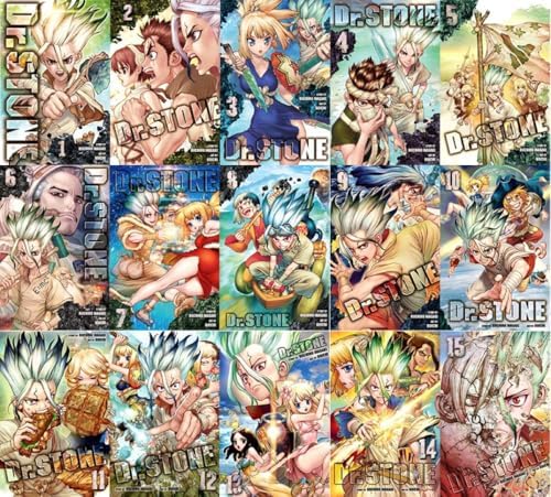 Dr. STONE Manga, Set of 26 Books. Vol. 1-26: Riichiro Inagaki