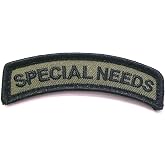 Special Needs TAB Patch (Forest) 3.25 Inch x 1.1 Inch