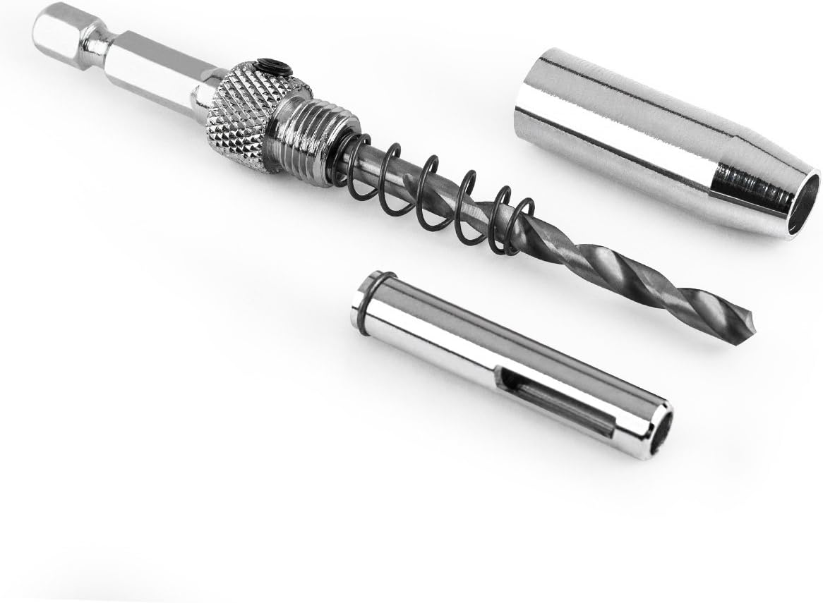 QWORK® 4 Pcs Self Centering Clic Change Door Hinge Drill Bit Set, 5/64", 7/64", 9/64", 11/64" - Image 5